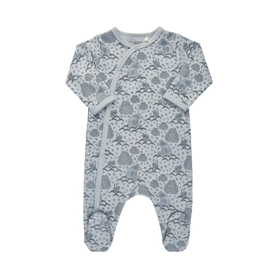 Fixoni náttgalli m sokk Baby blue GOTS