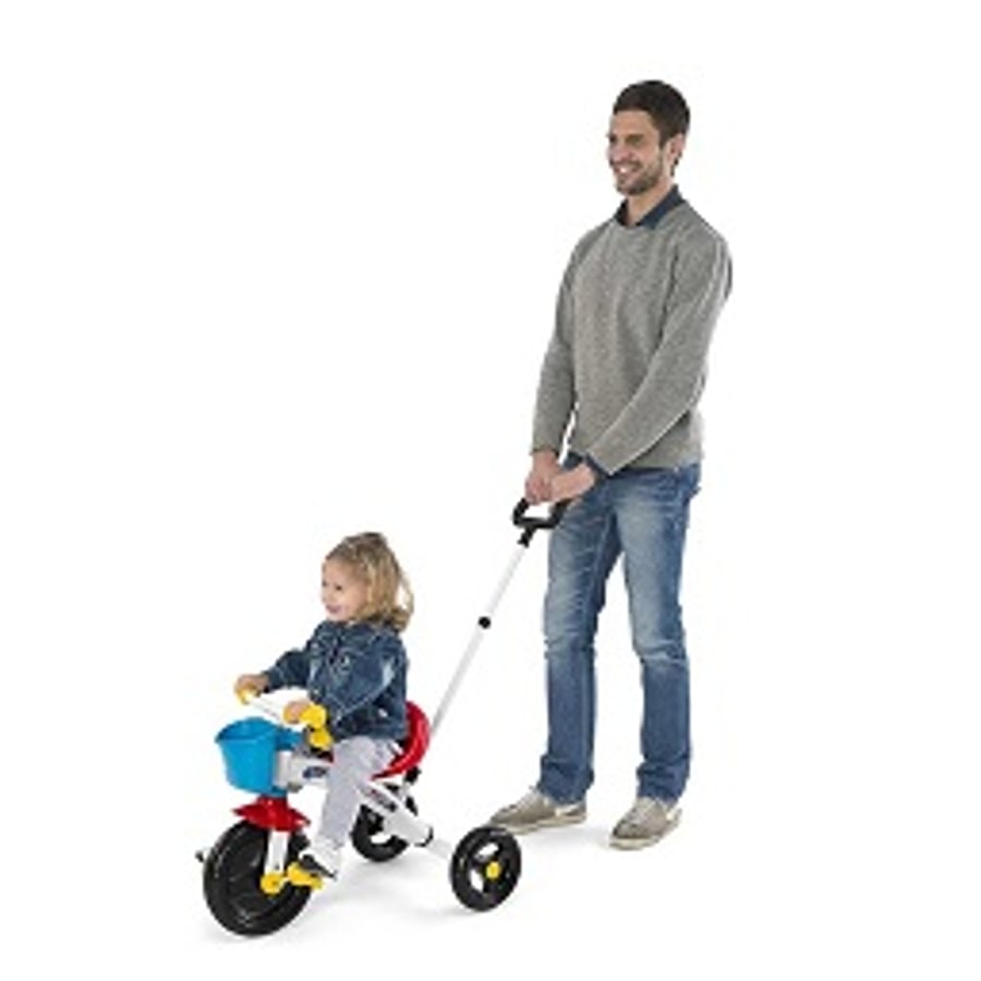 Chicco þríhjól m foreldrastöng
