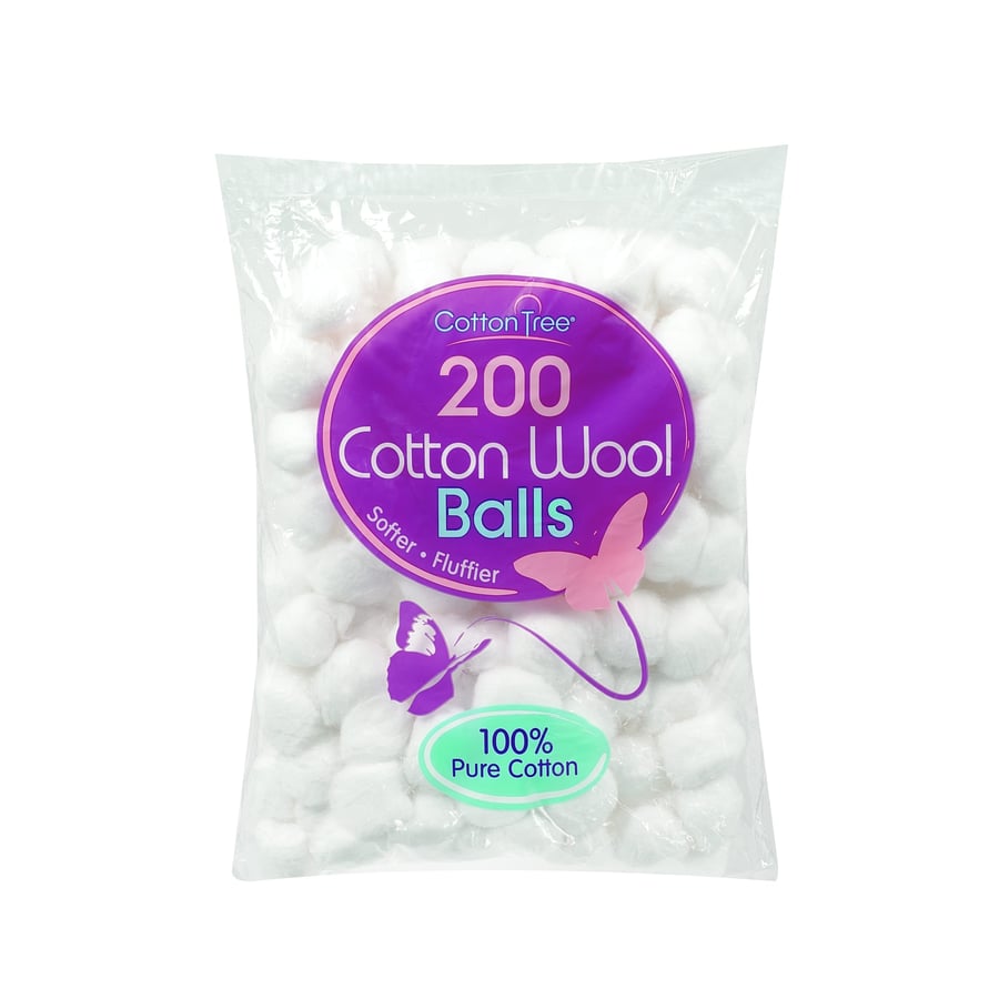 Cotton Tree bómullarhnoðrar 1 pakki 200 stk