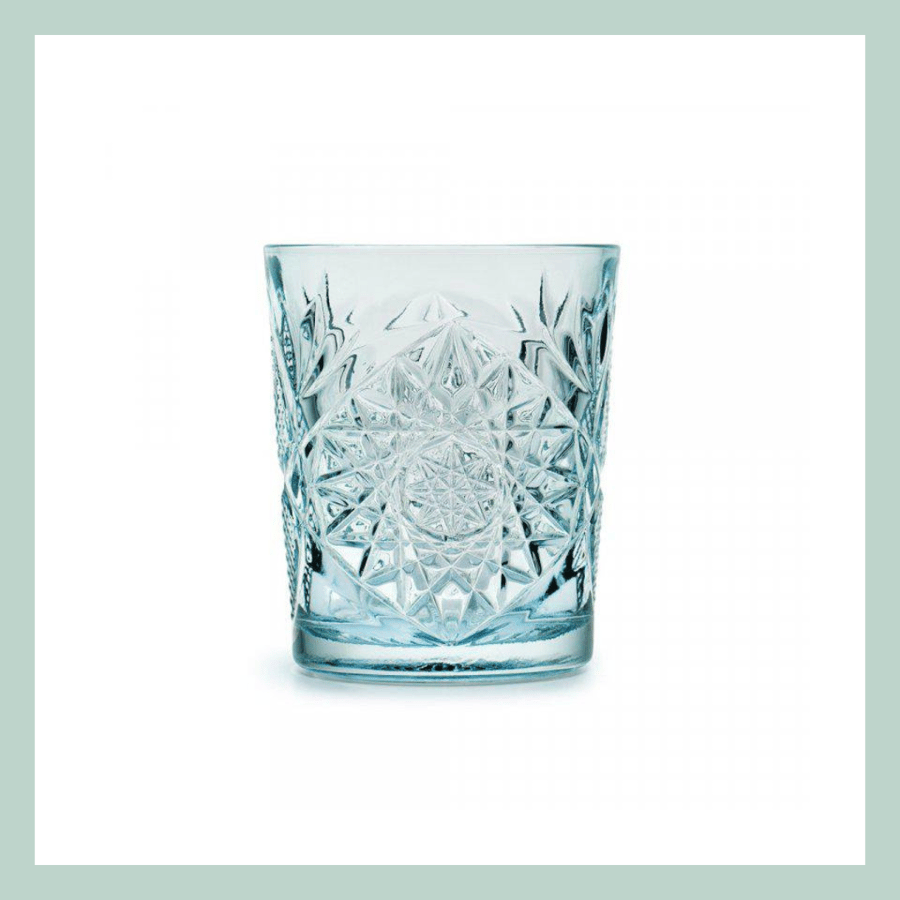 Hobstar glas – Sky Blue
