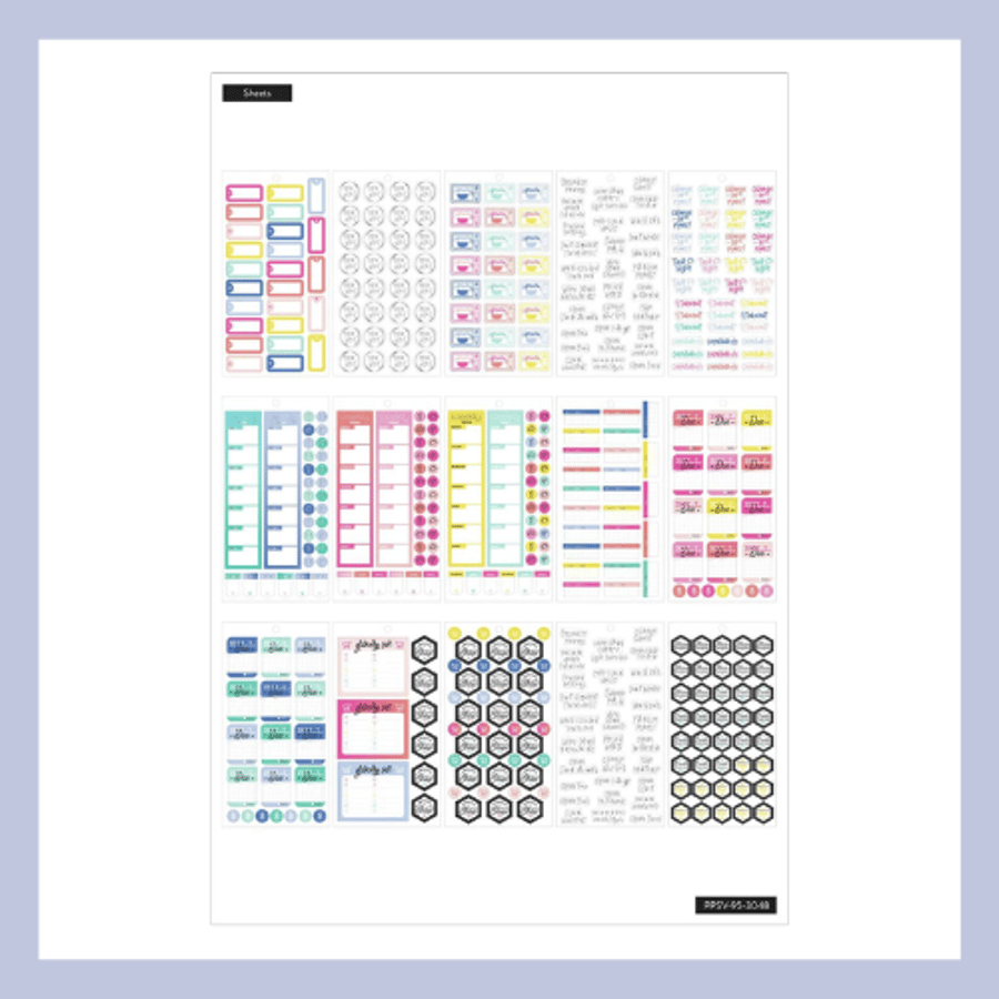 The Happy Planner límmiðar – Heimilishald