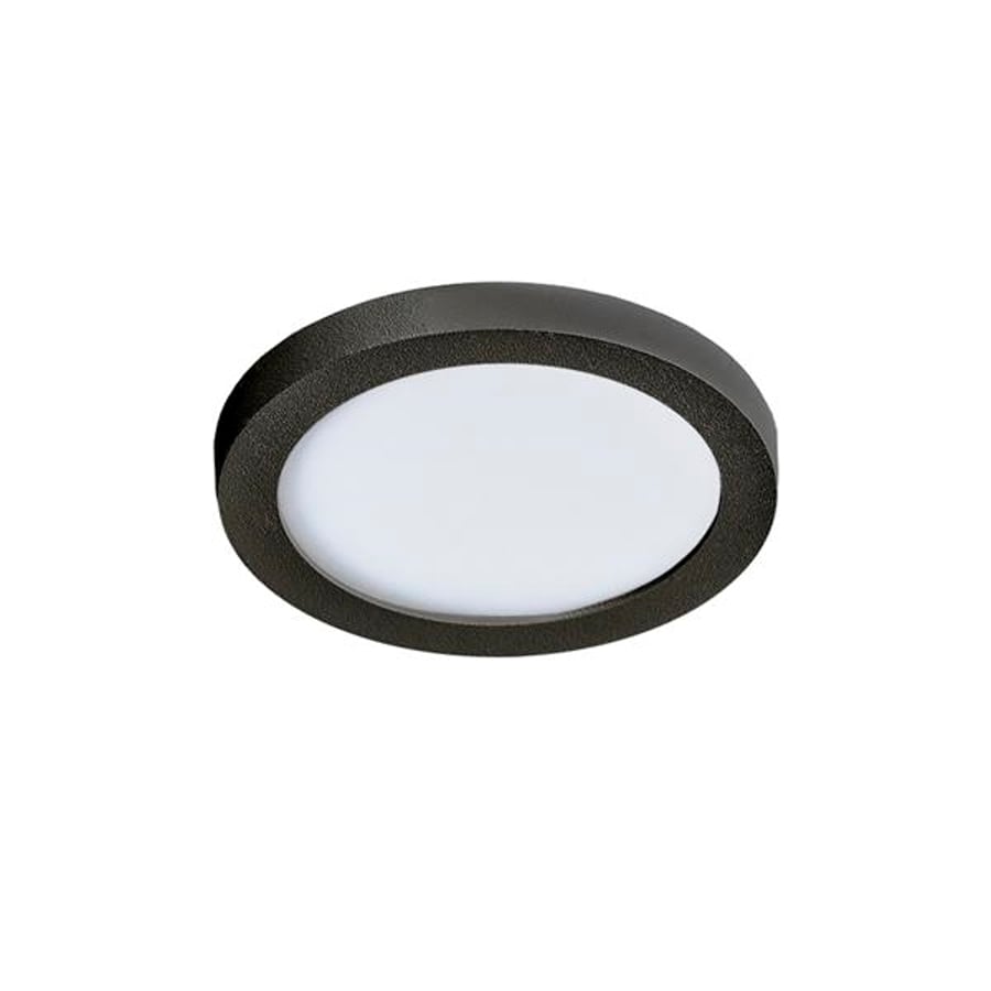 Slim round 9 Black LED Innfeld. ljós