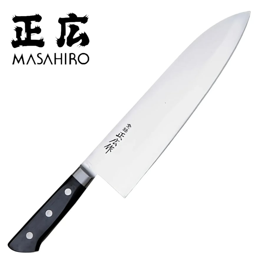Masahiro VIRGIN CARBON Santoku hnífur - 240 mm.