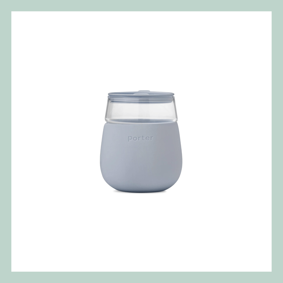 Porter glas með loki – Slate
