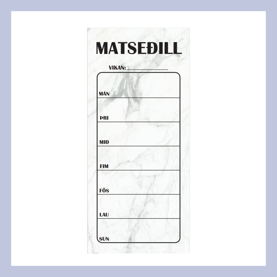 Matseðill – Segull