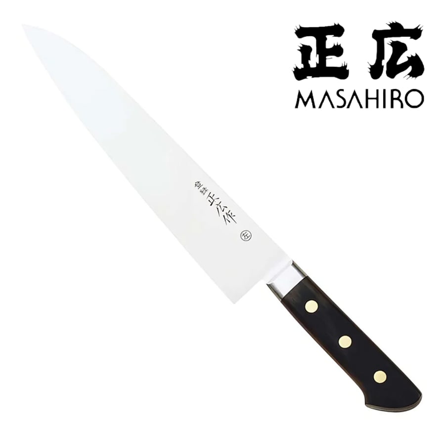 Masahiro VIRGIN CARBON Gyuto hnífur 180 mm. - Fyrir örvhenta