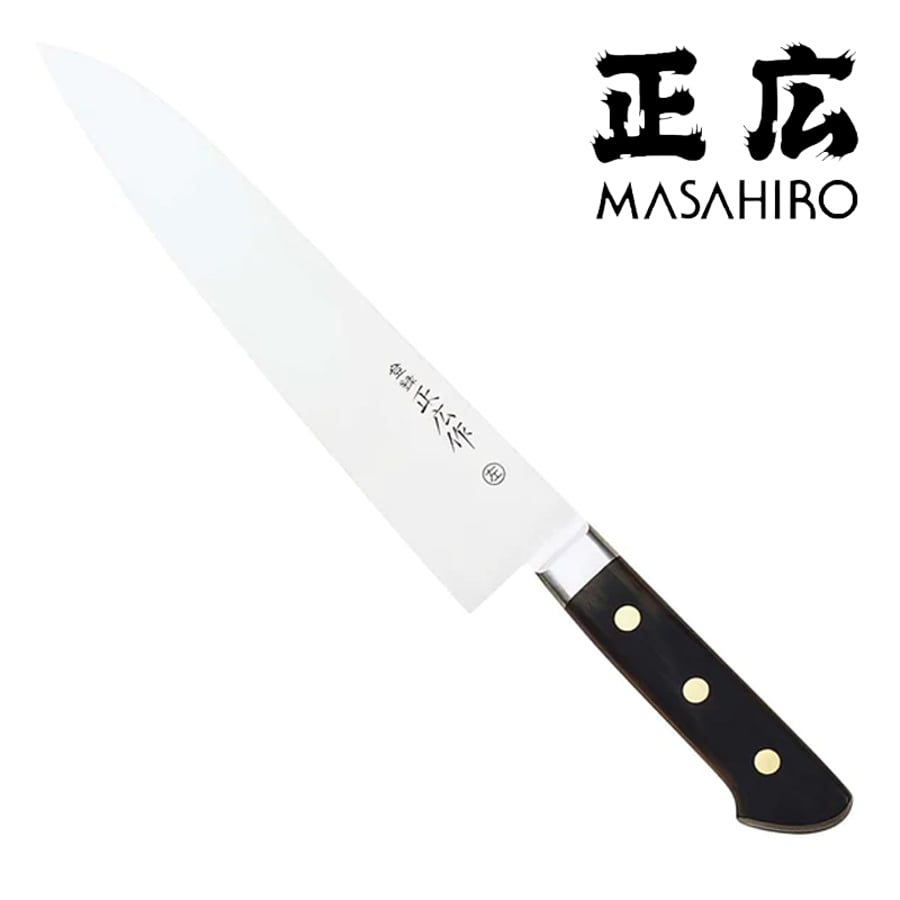 Masahiro VIRGIN CARBON Gyuto hnífur 27 cm. - Fyrir örvhenta