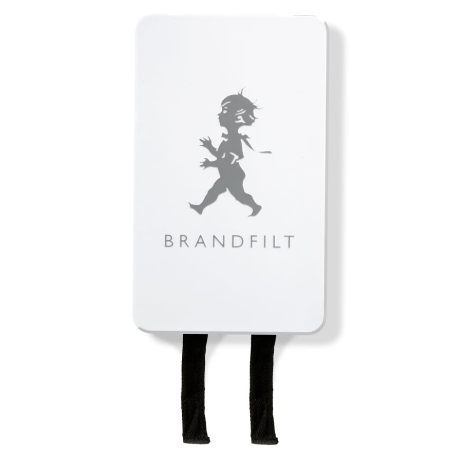Brandfilt eldvarnarteppi hvítt/silfur