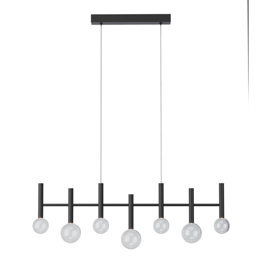 Bolla 7* Linear hangandi ljós Svart