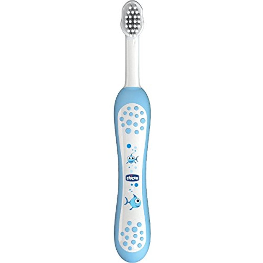 Chicco tannbursti blár 6+ mán