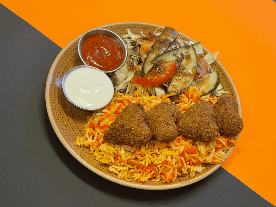 4. Arabísk falafel