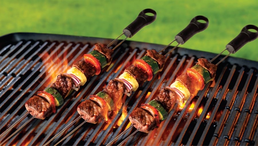 Sliders - Tvöfaldir grillteinar