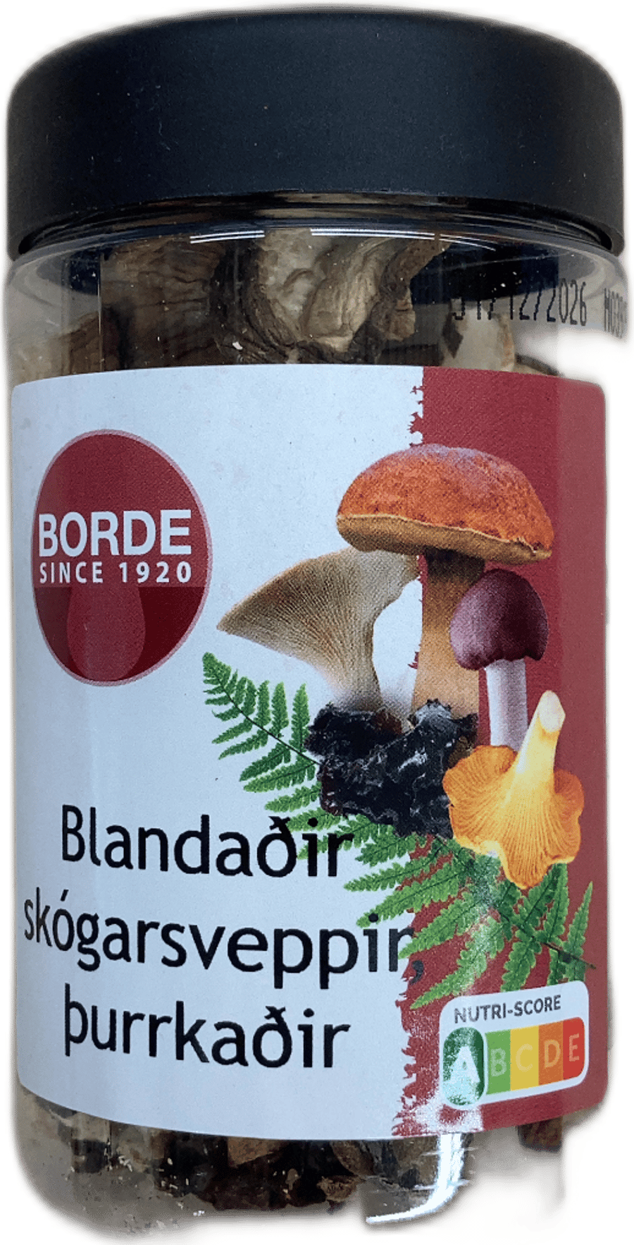 Blandaðir skógarsveppir þurrkaðir 30 g