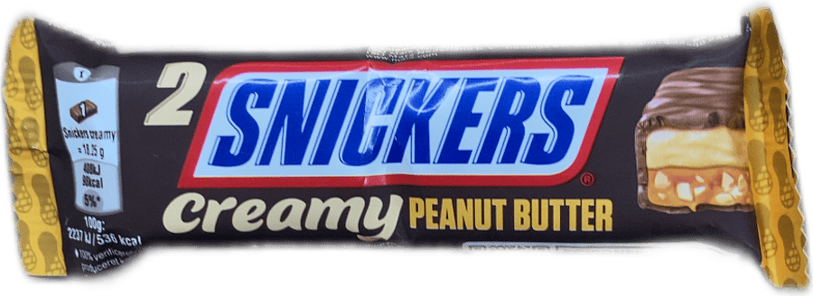 Snickers rjómalagað hnetusmjör 36,5 g