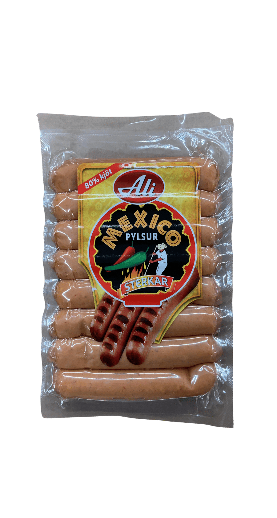 Ali Mexicopylsur Sterkar 300 g