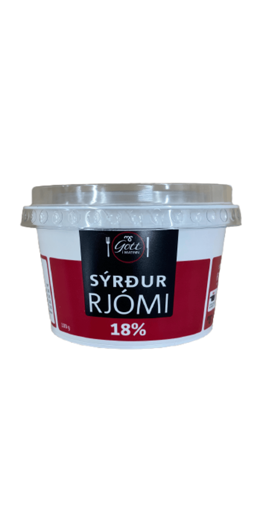 Gott í matinn Sýrður rjómi 18% 180 g