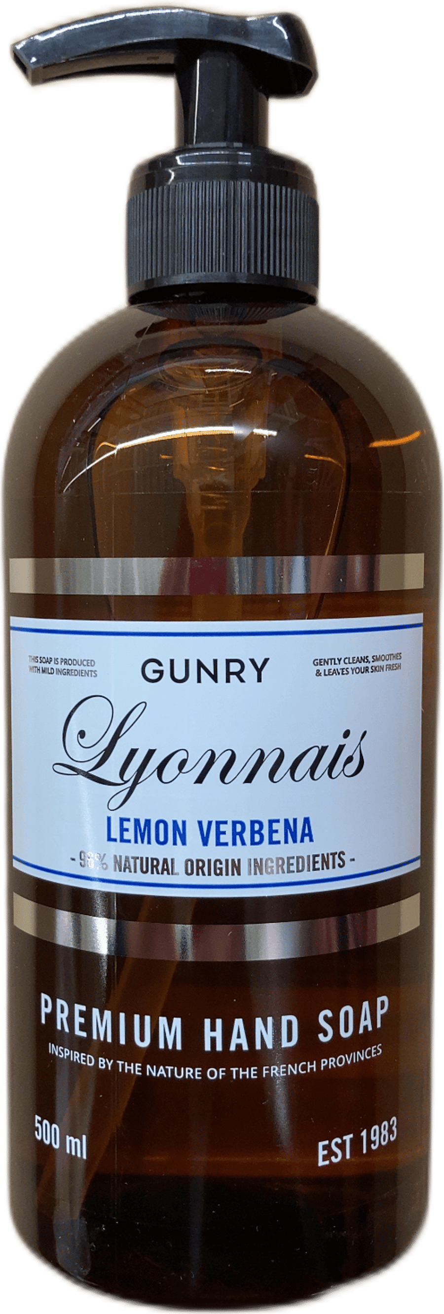 Gunry Lyonnais lúxus handsápa með sítrónuverbenu 500 ml
