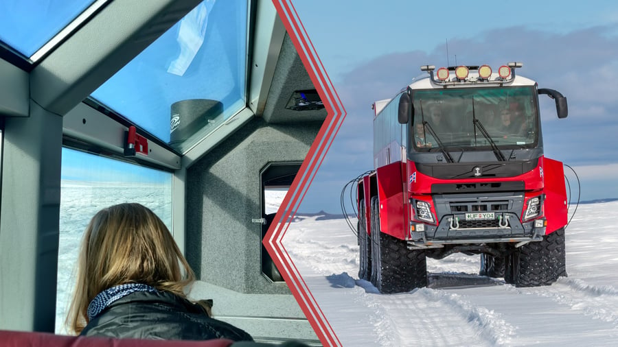 Jöklaævintýri á langjökli – í öflugasta SUPER-Trukki!
