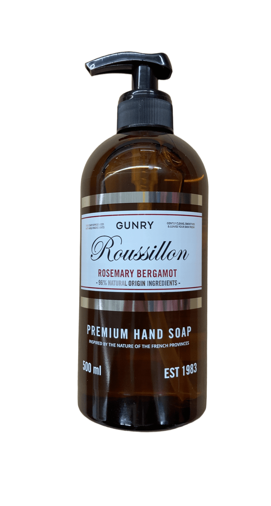 Gunry Roussillon rósmarín bergamót úrvals handsápa 500 ml