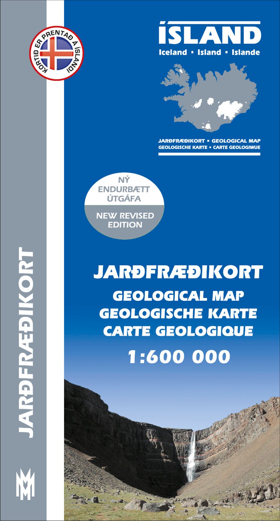 Jarðfræðikort 1:600 000