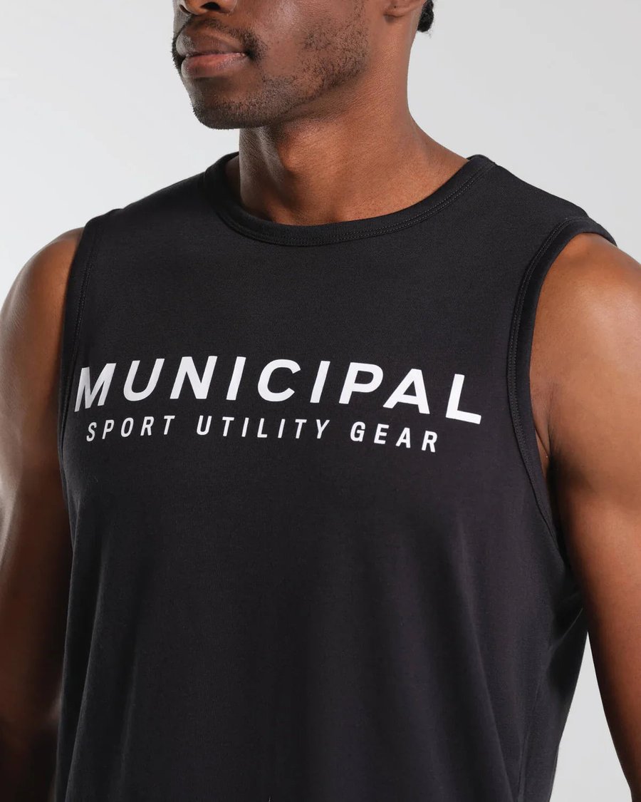 4:AM CLUB Tank Top Black