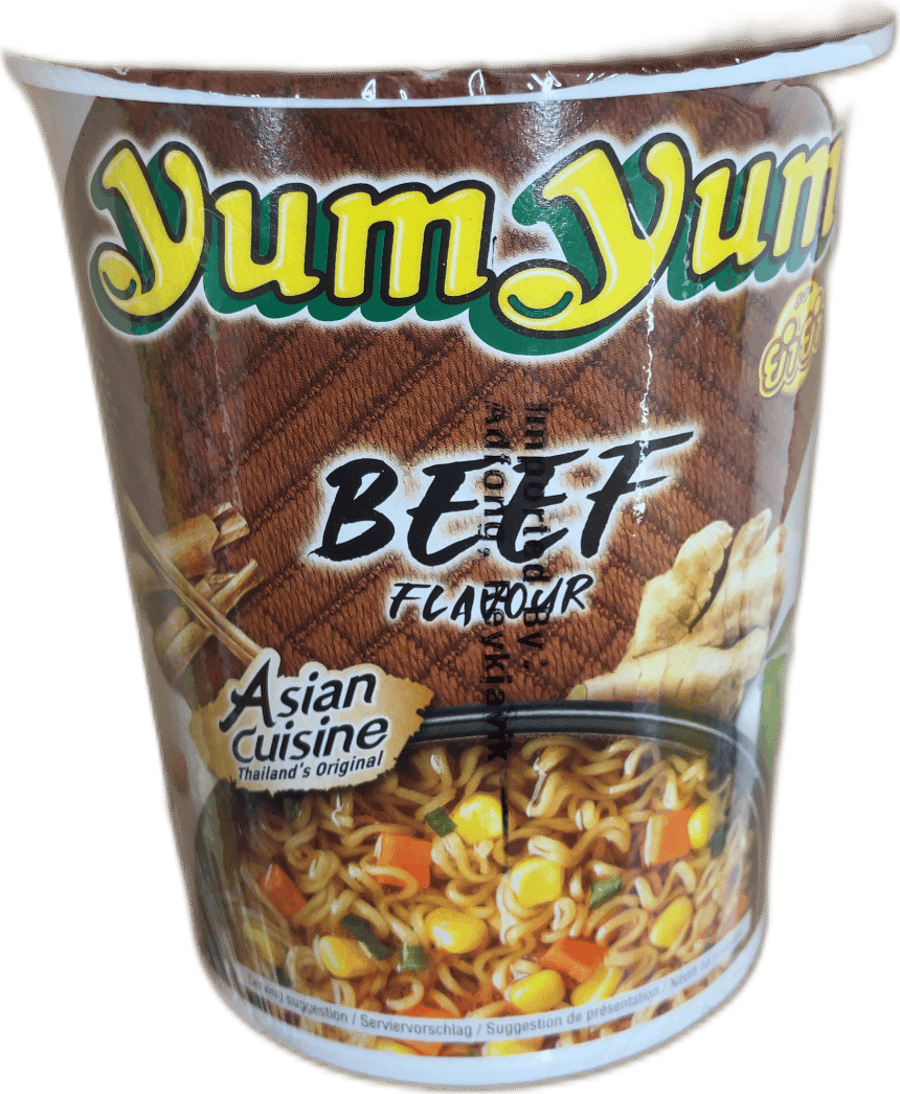 Yum Yum skyndinúðlur með nautakjötsbragði 70 g