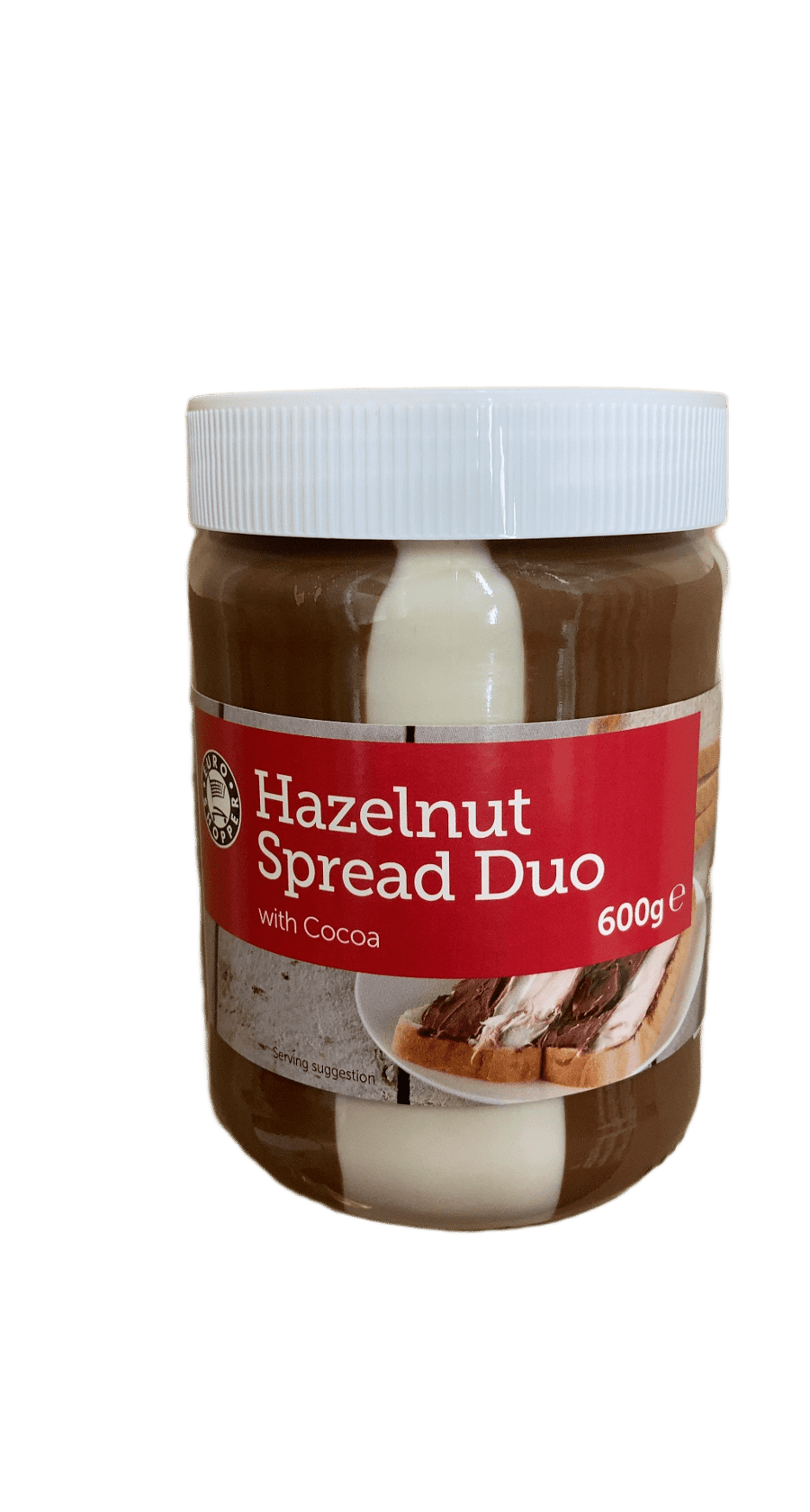 Heslihnetuálegg dúó með kakói 600 g