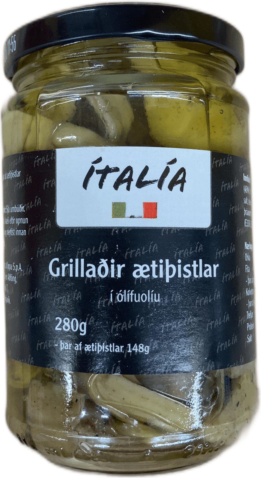 Italia Grillaðir ætiþistlar í ólífuolíu 280 g