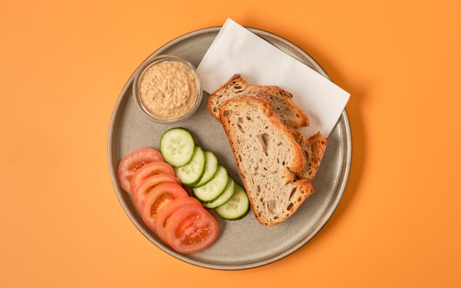 Hummus & grænt