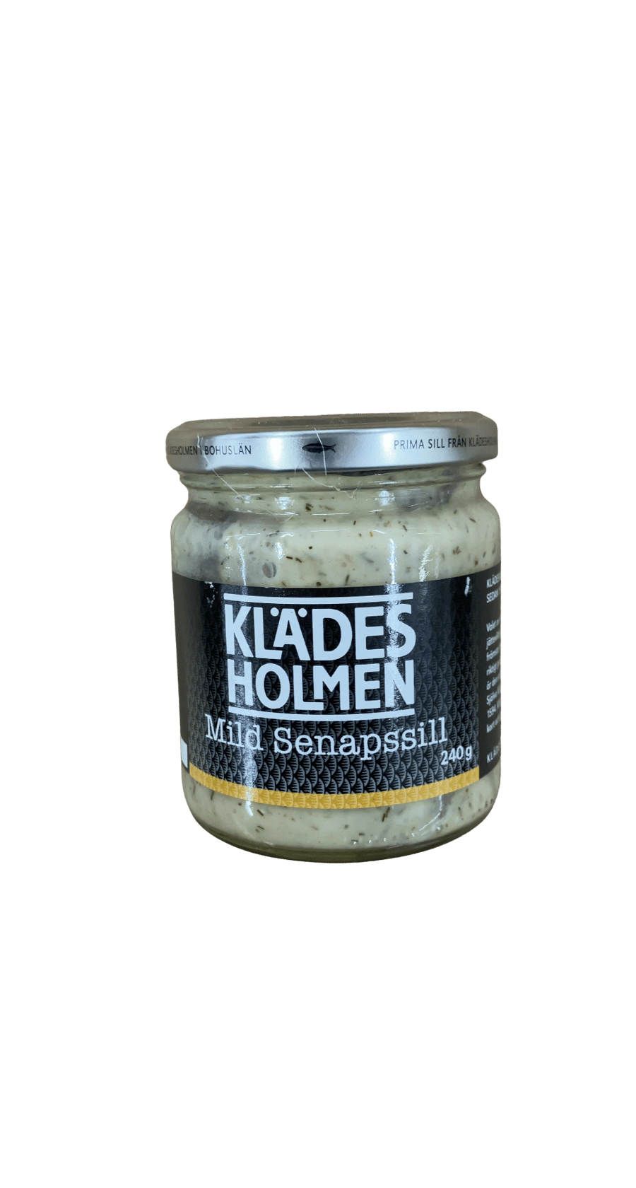 Klädesholmen Mild sinnepssíld 240 g