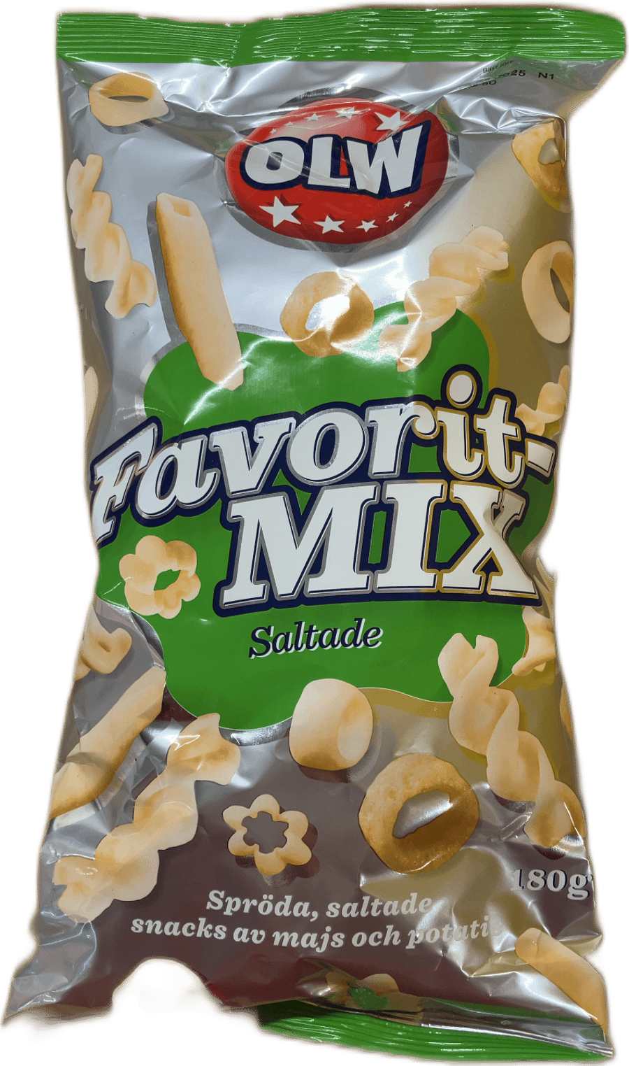 OLW Favoritmix saltað snakk 180 g