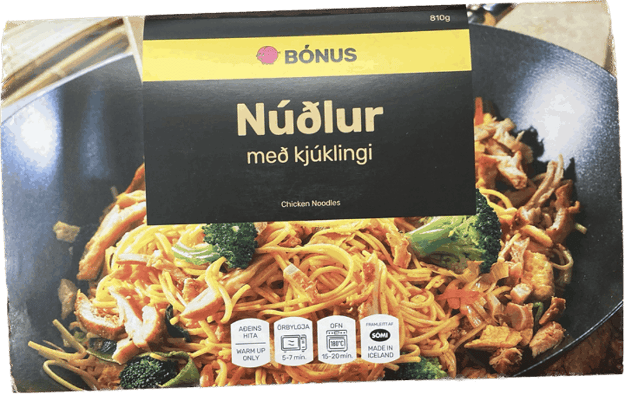 Bónus núðlur m/kjúklingi 810 gr