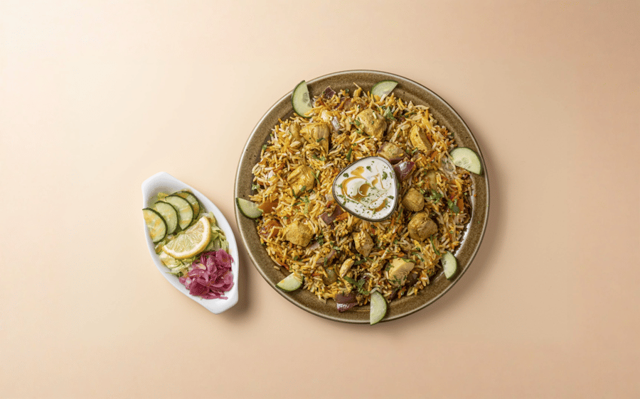 30. Chicken biryani