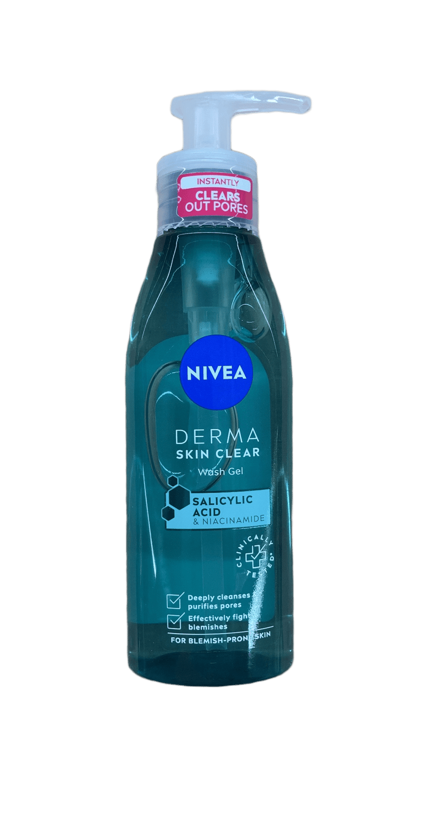 Nivea Derma Skin Clear þvottagel með salisýlsýru og níasínamíði 150 ml