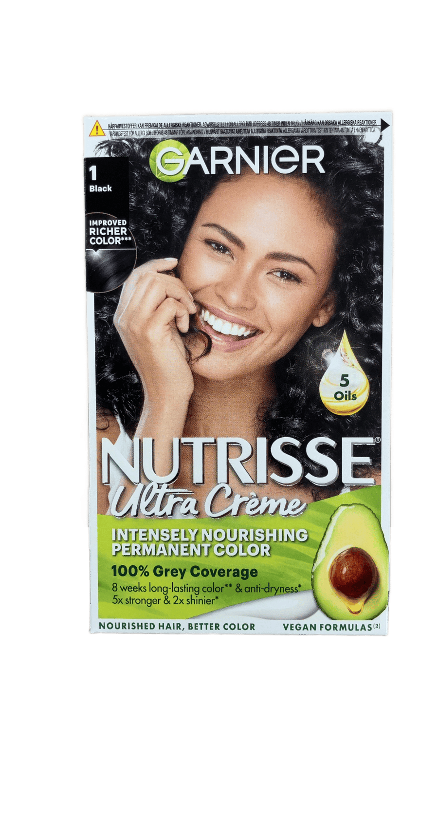 Garnier Nutrisse Ultra Creme 1 Svartur