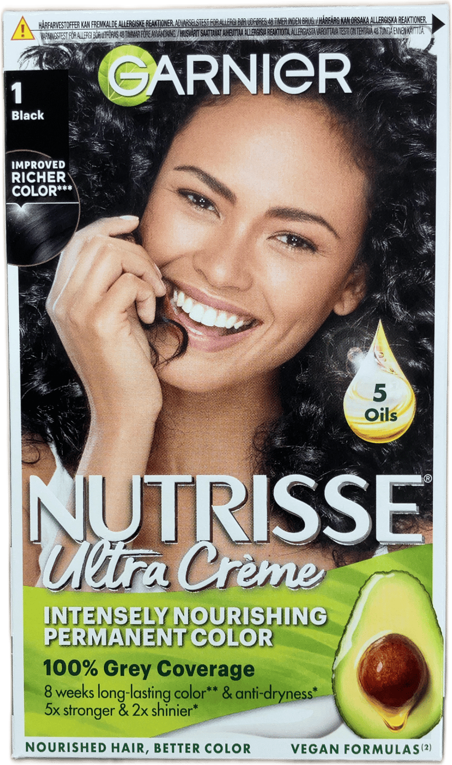 Garnier Nutrisse Ultra Creme 1 Svartur