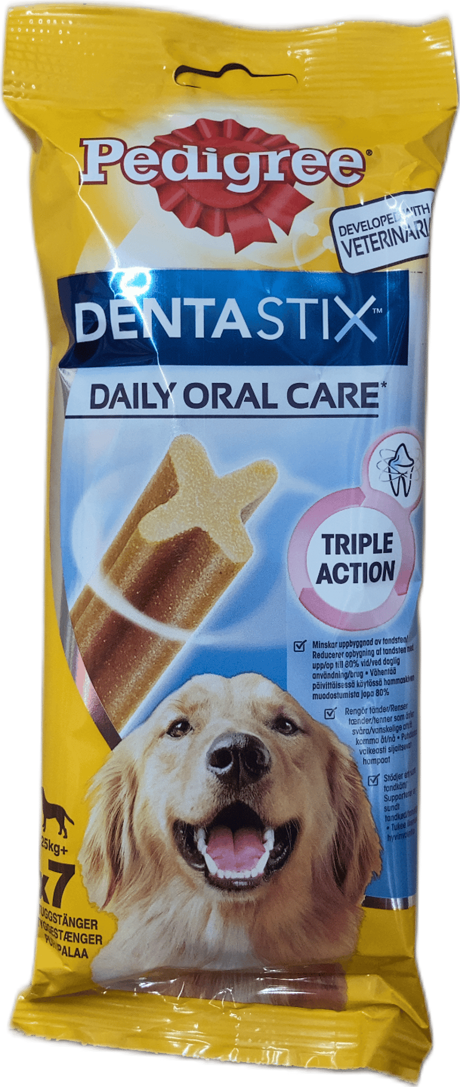 Pedigree Dentastix dagleg munnhirða fyrir stóra hunda 7 stk 270 g