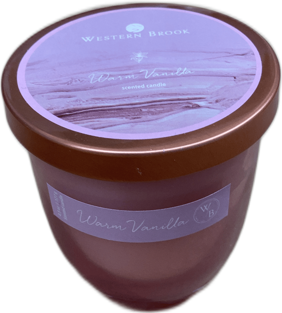 Western Brook hlýtt vanillu ilmkerti 127 g