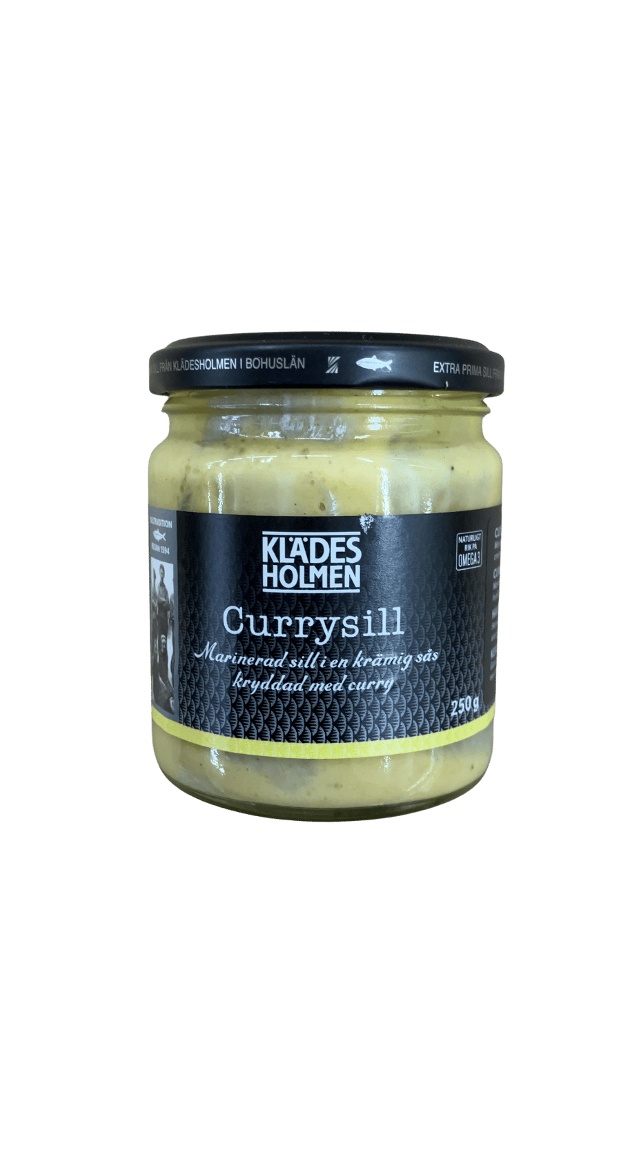 Klädesholmen karrýsíld í bitum 250 g
