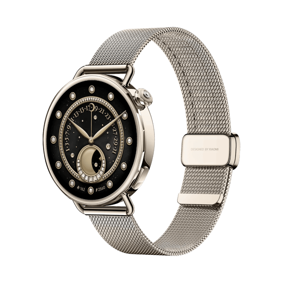 Xiaomi Watch S4 41mm snjall- og heilsuúr - Gyllt Milanese