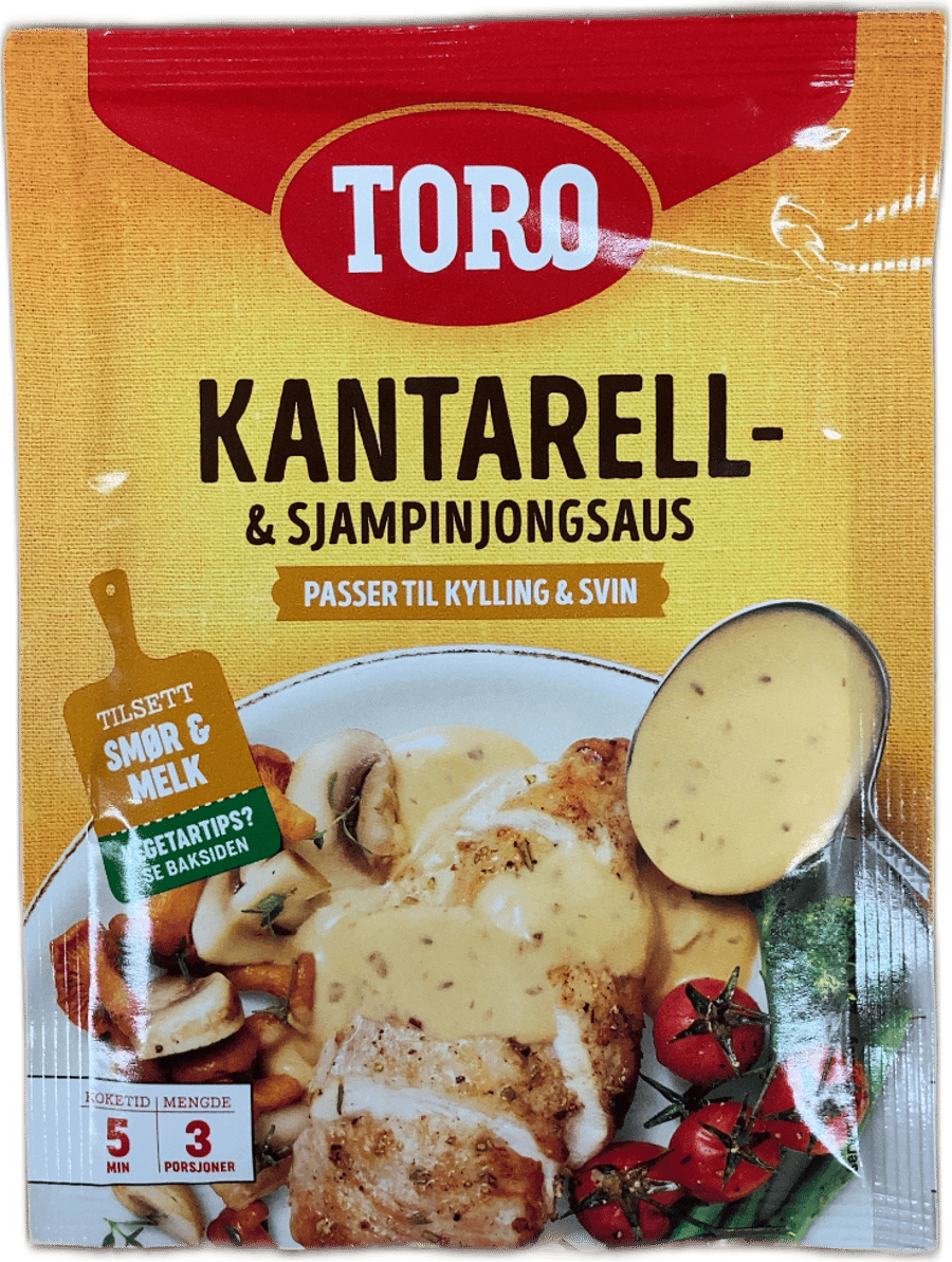 Toro kantarellu- og sveppasósa 23 g