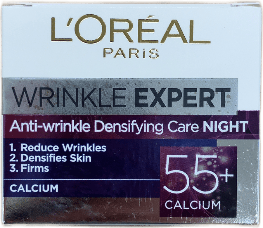 L'Oréal Paris Wrinkle Expert þéttandi næturmeðferð gegn hrukkum 55+ 50 ml
