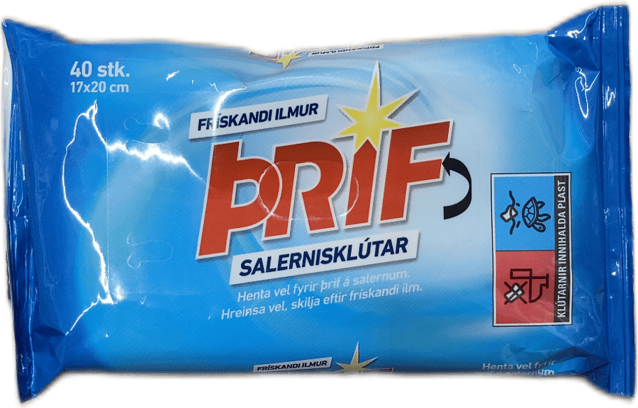 Prif Salernisklútar Frískandi Ilmur 40 stk
