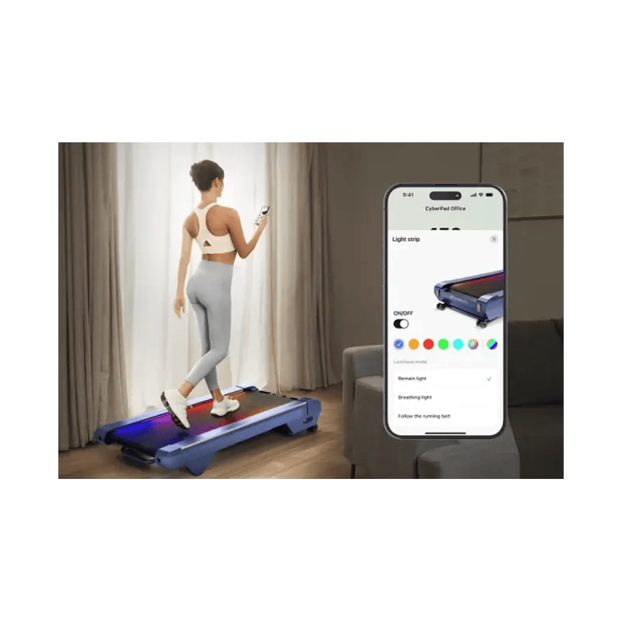 UREVO CyberPad Home 6km göngubretti m. halla
