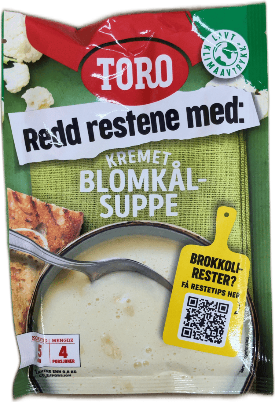 Toro rjómalöguð blómkálssúpa 65 g