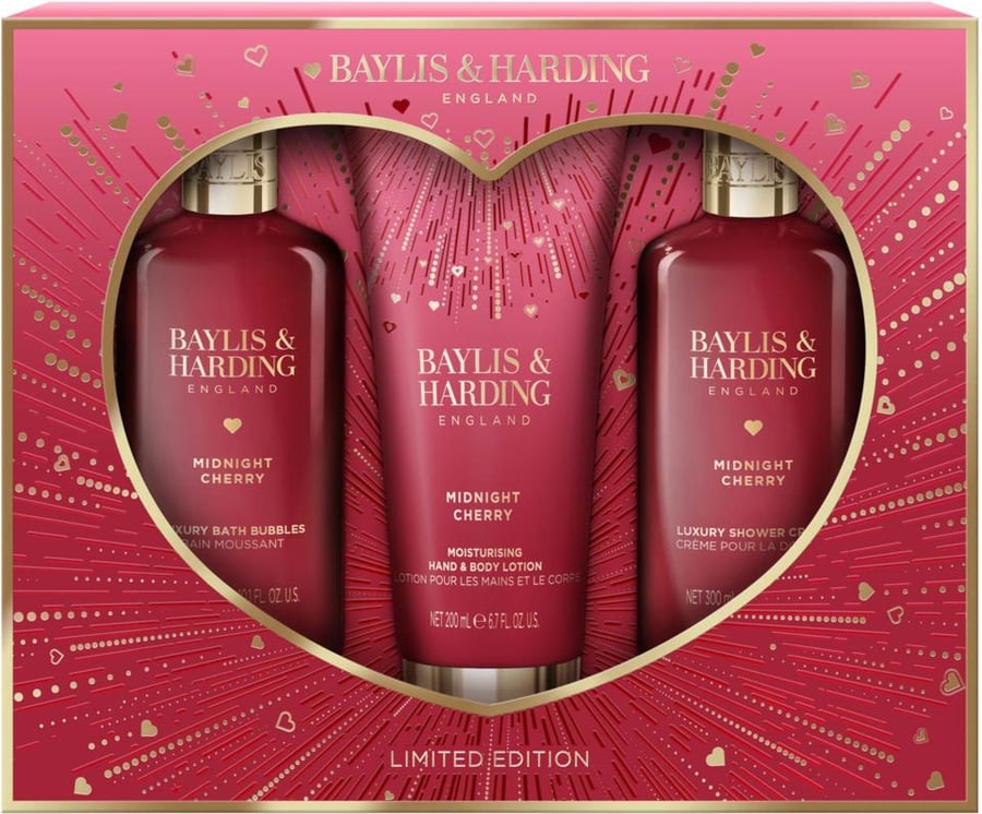 Baylis & Harding Midnight Cherry Luxury gjafasett