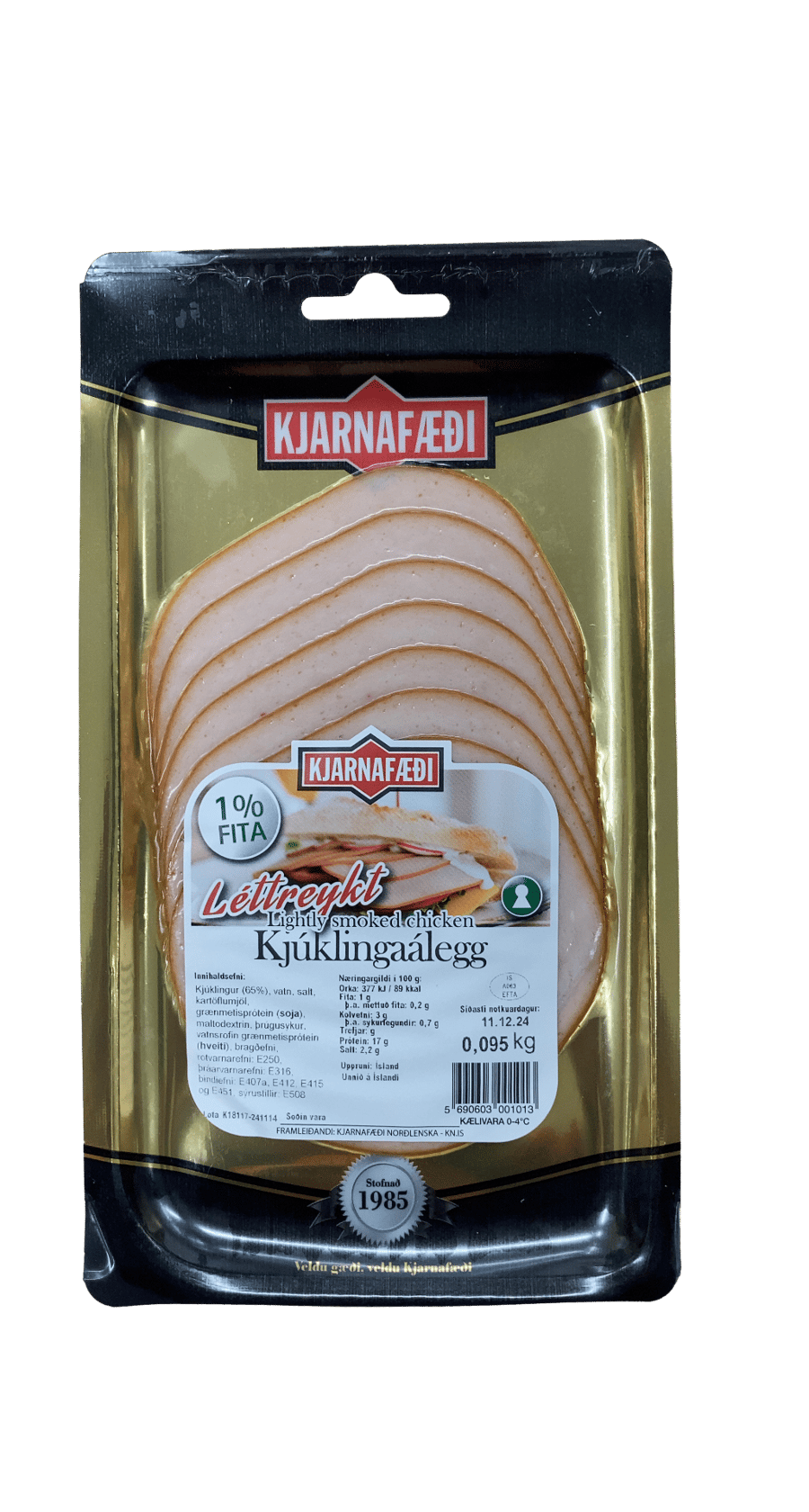 Kjarnafæði Léttreykt Kjúklingaálegg 95 g