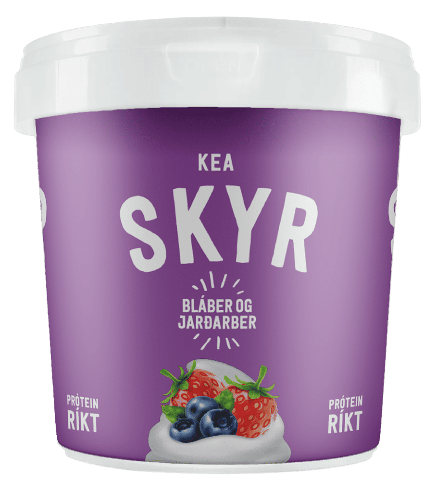 KEA skyr bláber/jarðarber fata 1 kg