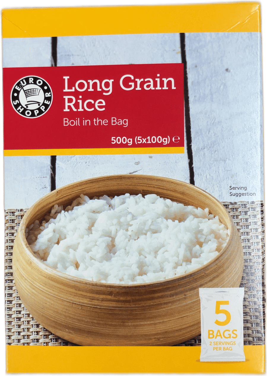 Euro Shopper langkorna hrísgrjón í suðupokum 500 g