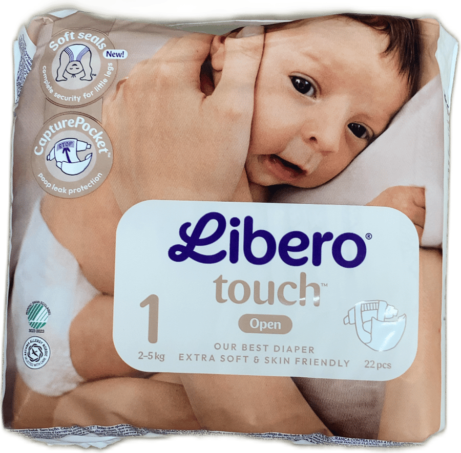 Libero Touch 1 2-5 kg 22 stk